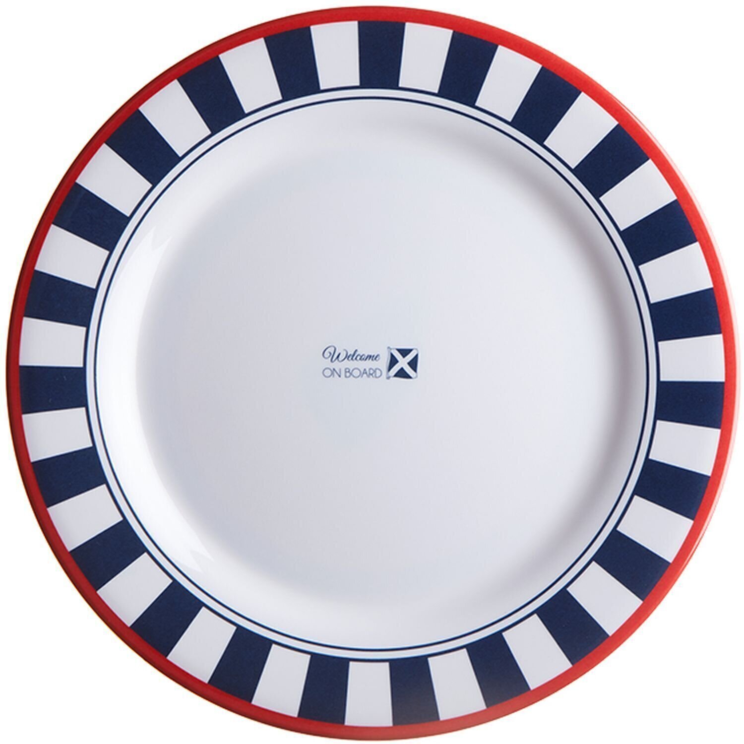 Marinegeschirr, Marinebesteck Marine Business Venezia Flat Plates 6 Teller