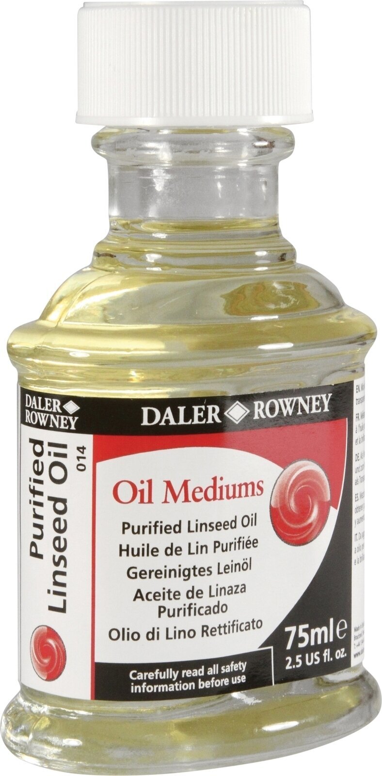 Medium Daler Rowney Purified Linseed Oil 75 ml