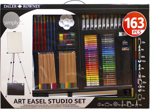 Akrilna boja Daler Rowney Simply Set akrilnih boja 12 x 12 ml - 1