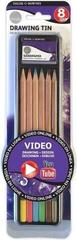 Graphite Pencil Daler Rowney Simply Sketching Pencils Set of Coloured Pencils 8 pcs