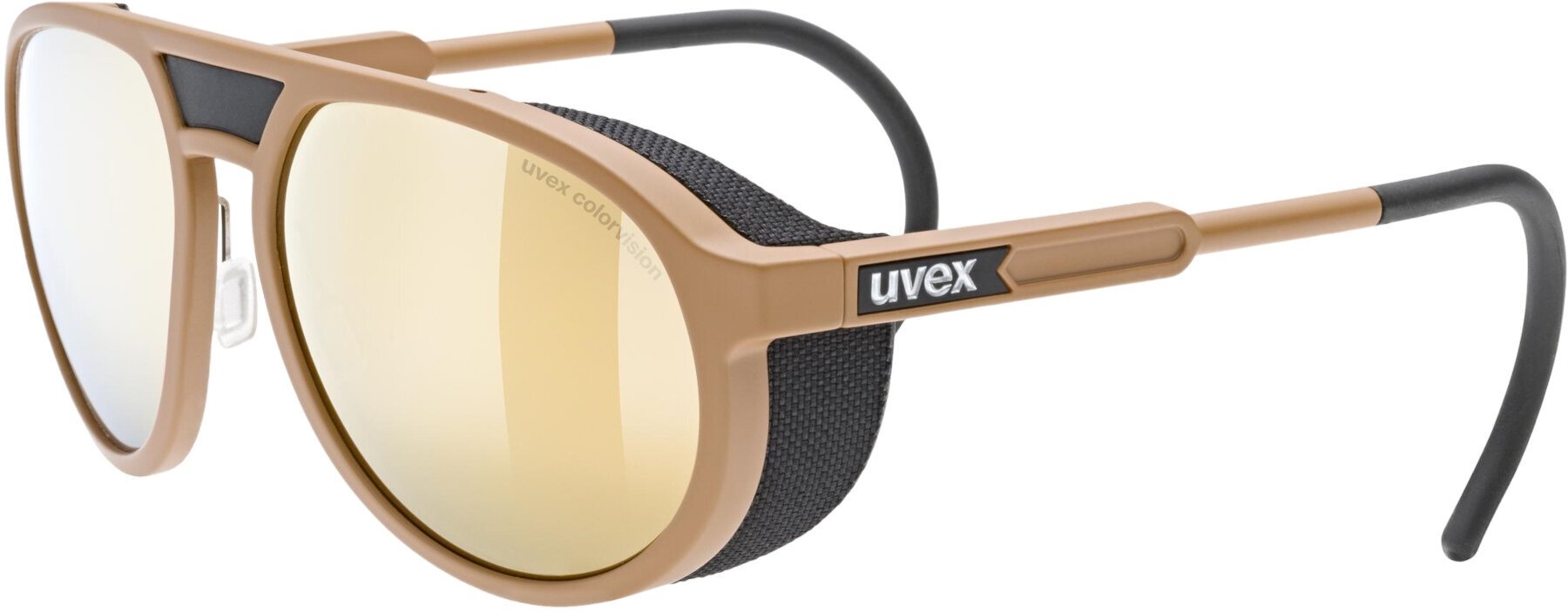 Óculos de sol para exterior UVEX MTN Classic CV Desert Mat/Colorvision Mirror Champagne Óculos de sol para exterior