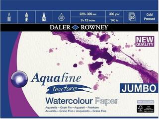 Blok za skiciranje Daler Rowney Aquafine Texture Watercolour Paper Aquafine Скетцхбоок 50 22,9 x 30,5 cm 300 g