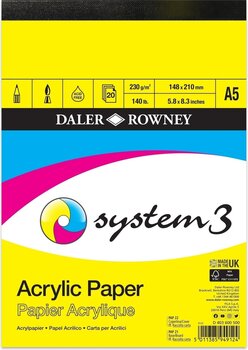 Luonnosvihko Daler Rowney System3 Acrylic Paper System3 A5 230 g Luonnosvihko - 1