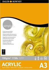 Skizzenbuch Daler Rowney Simply Acrylic Paper Simply Skizzenbuch 16 A3 90 g