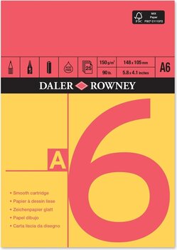 Sketchbook Daler Rowney Red and Yellow Drawing Paper A6 150 g Sketchbook - 1