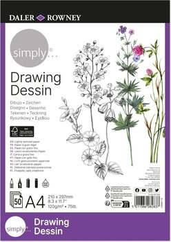 Μπλοκ Ζωγραφικής Daler Rowney Simply Drawing Paper Simply A4 120 g Μπλοκ Ζωγραφικής - 1