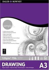 Skizzenbuch Daler Rowney Simply Drawing Paper Simply Skizzenbuch 50 A3 120 g
