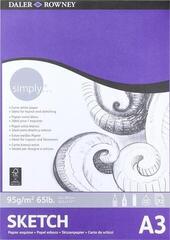 Skizzenbuch Daler Rowney Simply Sketching Paper Simply Skizzenbuch 72 A3 95 g