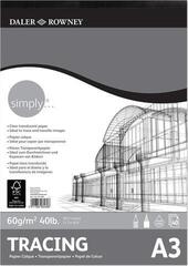 Blok za skiciranje Daler Rowney Simply Tracing Paper Simply Blok za crtanje 40 A3 60 g