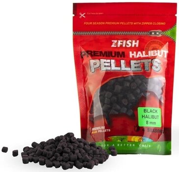 Pelletit ZFISH Premium HALIBUT Hook Pellets 200 g 8 mm Black Halibut Pelletit - 1