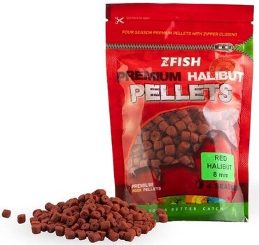 Pellets ZFISH Premium HALIBUT Hook Pellets 200 g 8 mm Red Halibut Pellets - 1