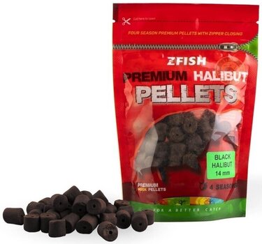 Δολώματα Pellets ZFISH Premium HALIBUT Hook Pellets 200 g 14 mm Black Halibut Δολώματα Pellets - 1