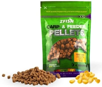 Pellets ZFISH Carp & Feeder Hook Pellets 200 g 8 mm Sweet Corn Pellets - 1