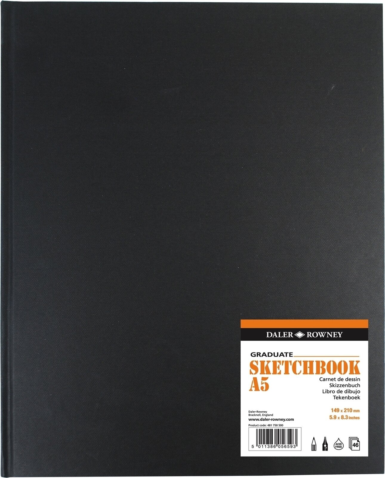 Schetsboek Daler Rowney Graduate Sketchbook Graduate A5 130 g Schetsboek