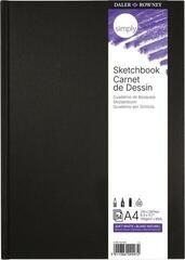 Sketchbook Daler Rowney Simply Sketchbook Simply Sketchbook A4 100 g Black
