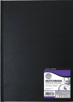 Livro de desenho Daler Rowney Simply Sketchbook Simply A4 100 g Black Livro de desenho - 1
