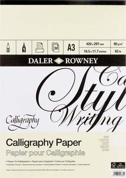 Livro de desenho Daler Rowney Calligraphy Drawing Paper A3 90 g Livro de desenho - 1