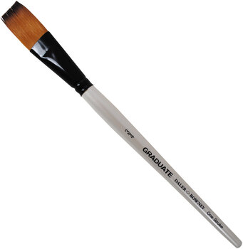 Pincel de pintura Daler Rowney Graduate Multi-Technique Brush Synthetic Pincel chato 3/4 1 un. - 1