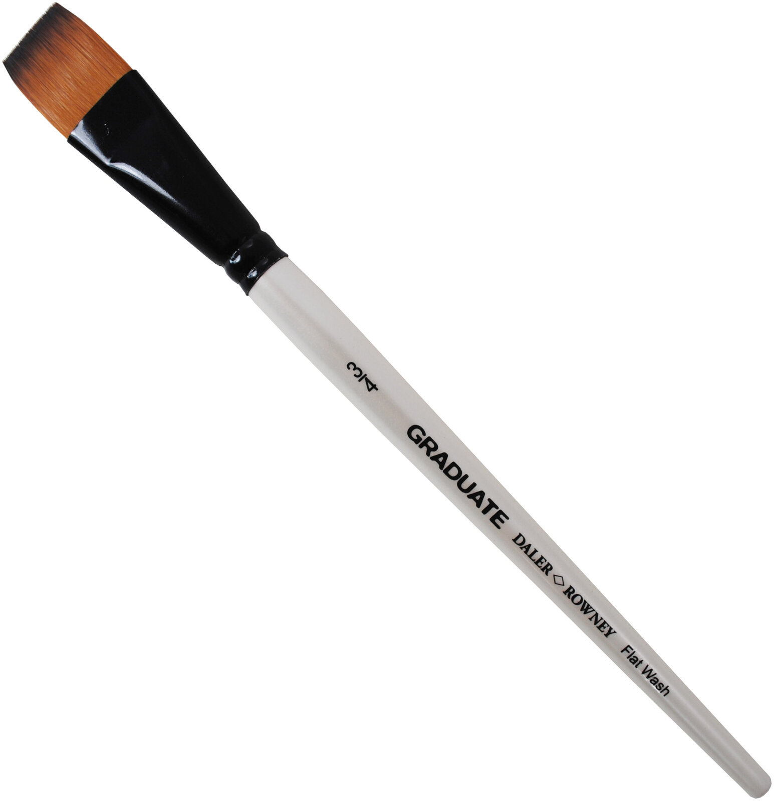 Målarpensel Daler Rowney Graduate Multi-Technique Brush Synthetic Platt pensel 3/4 1 st
