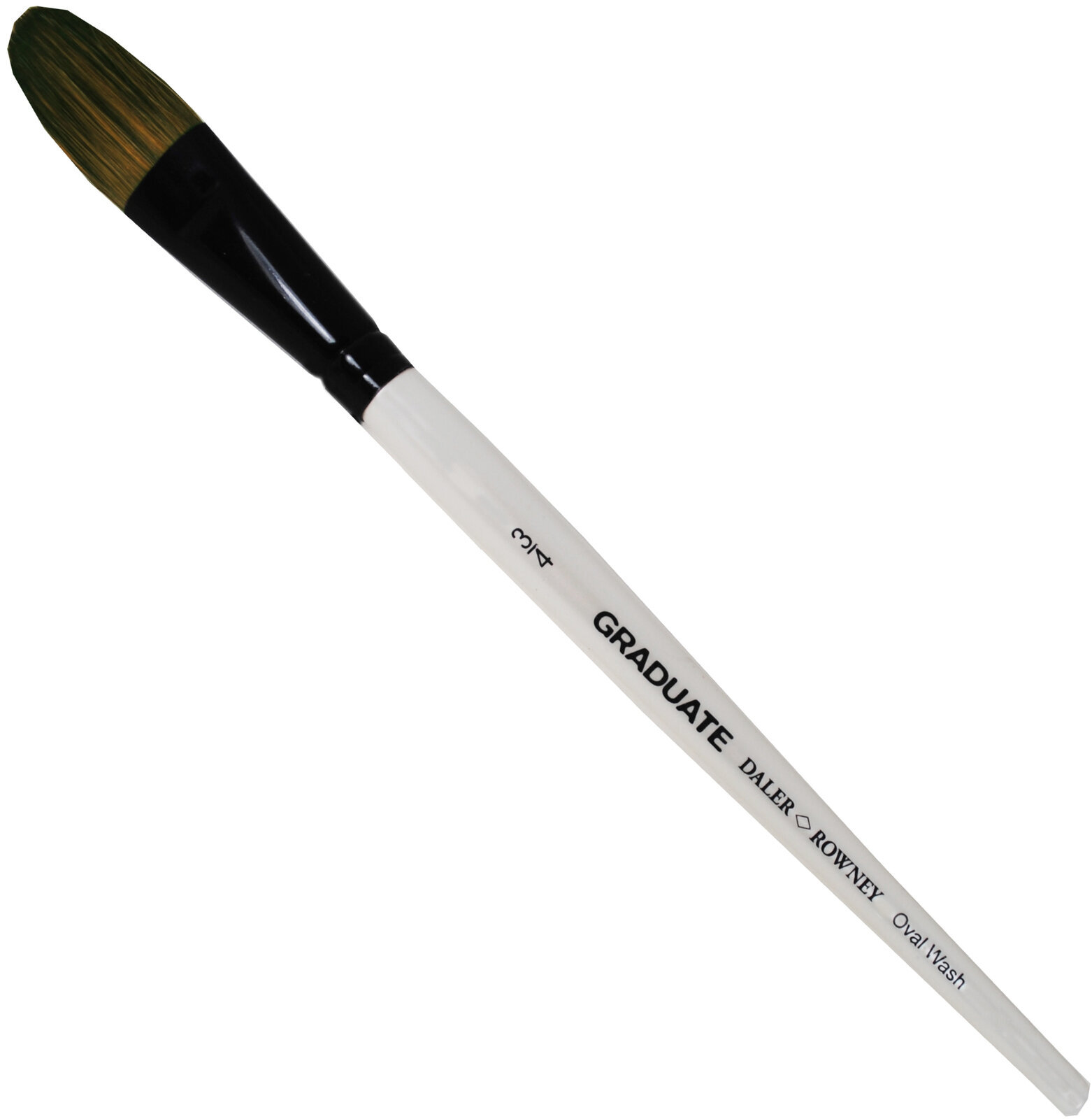 Четка за рисуване Daler Rowney Graduate Watercolour Brush Pony & Synthetic Овална четка 3/4 1 бр