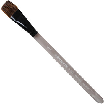 Målarpensel Daler Rowney Graduate Watercolour Brush Pony & Synthetic Platt pensel 3/4 1 st - 1