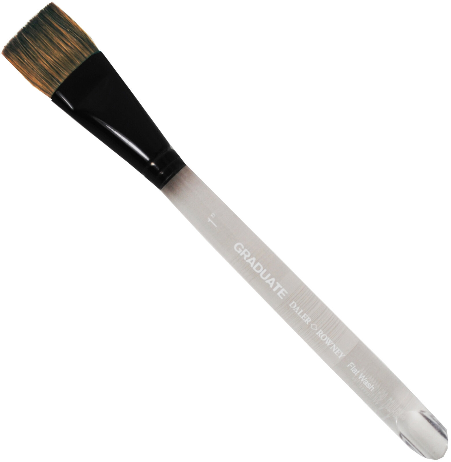 Четка за рисуване Daler Rowney Graduate Watercolour Brush Pony & Synthetic Плоска четка 1 1 бр