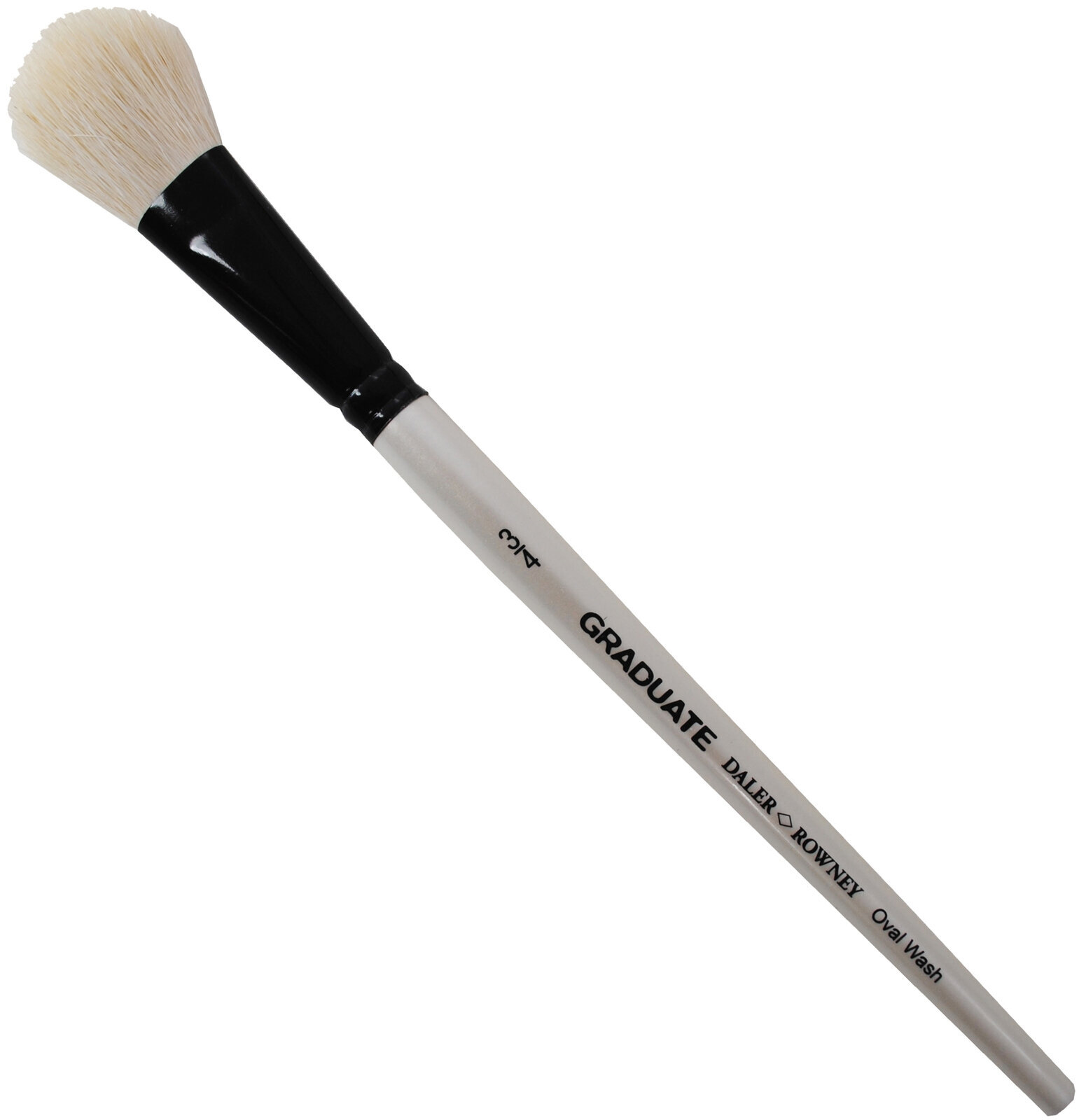 Målarpensel Daler Rowney Graduate Watercolour Brush Natural Oval pensel 3/4 1 st