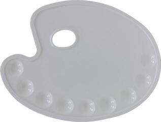 Artist Palette Daler Rowney Palettes Artists' Plastic Oval Artist Palette 22 x 20 xm