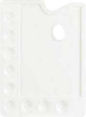 Paleta de artista Daler Rowney Palettes Artists' Plastic Rectangle Paleta de artista 22 x 20 xm