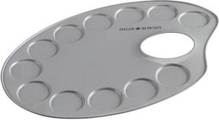 Artist Palette Daler Rowney Palettes Artists' Metal Oval Artist Palette 22 x 20 xm