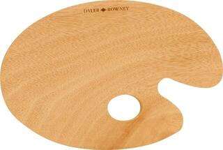 Paleta de artista Daler Rowney Palettes Artists' Wooden Oval 