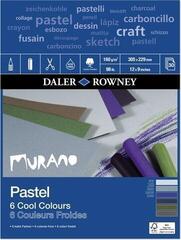 Sketchbook Daler Rowney Murano Pastel Paper Sketchbook 30 30,5 x 22,9 cm 160 g Cool Colours