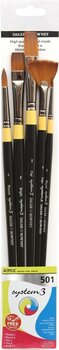 Pensel Daler Rowney System3 Acrylic Brush Stiff Synthetic Penselsæt 1 stk. - 1