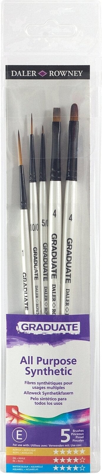 Pinsel Daler Rowney Graduate Multi-Technique Brush Synthetic Pinselset 1 Stck