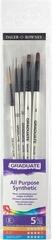 Štetec Daler Rowney Graduate Multi-Technique Brush Synthetic Sada štetcov 5 ks