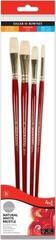 Värvipintsel Daler Rowney Simply Oil Brush Natural Filbert Pintselkomplekt 4 tk