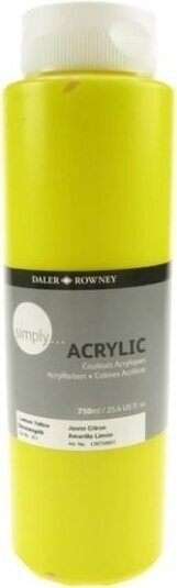 Aκρυλικό Χρώμα Daler Rowney Simply Ακρυλική μπογιά Lemon Yellow 750 ml 1 τεμ.