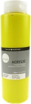 Akrylmaling Daler Rowney Simply Akrylmaling Lemon Yellow 750 ml 1 stk. - 1