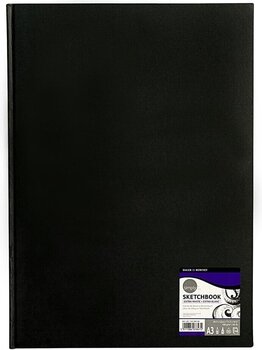 Livro de desenho Daler Rowney Simply Sketchbook Simply A3 100 g Black Livro de desenho - 1