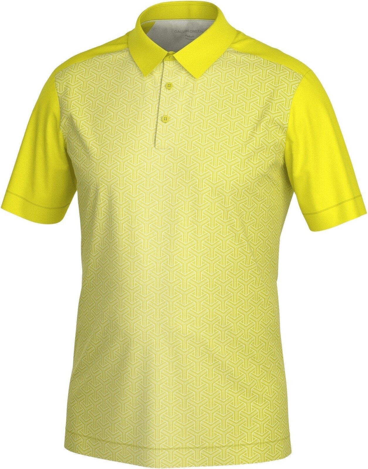 Galvin Green Mile Mens Polo Shirt Lime/White L