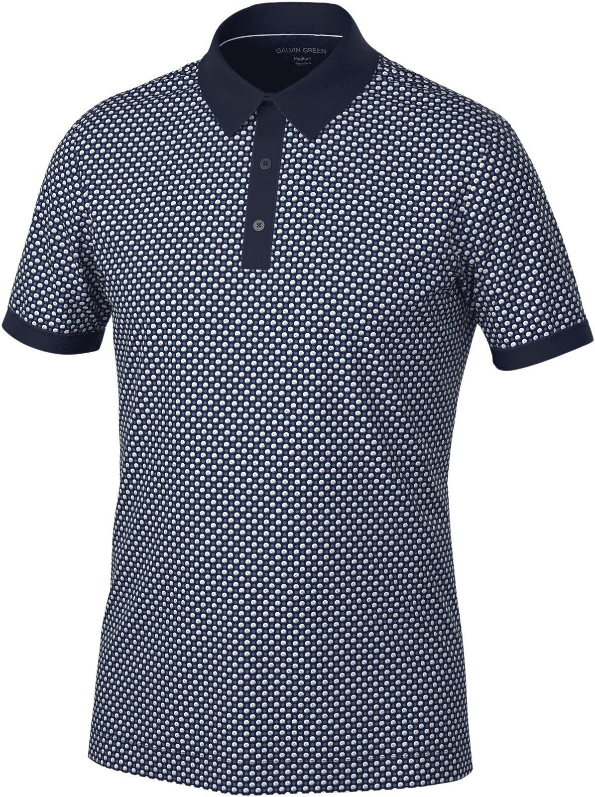 Chemise polo Galvin Green Mate Mens Polo Shirt Cool Grey/Navy XL Chemise polo