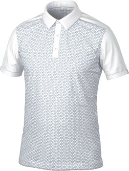 Polo majice Galvin Green Mio Mens Polo Shirt Grey/White L - 1