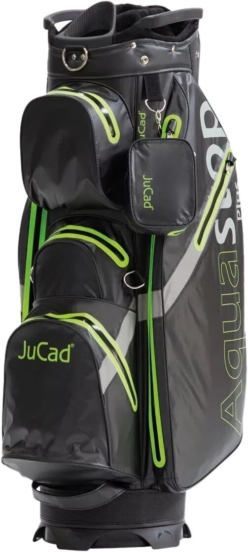 Golfbag Jucad Aquastop Plus Black/Green Golfbag