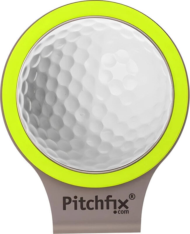 Marcatori palle golf Pitchfix HatClip 2.0 Fluorescent Yellow