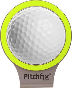 Marcatori palle golf Pitchfix HatClip 2.0 Fluorescent Yellow - 1