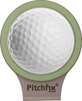 Golf Ball Marker Pitchfix HatClip 2.0 Light Green - 1