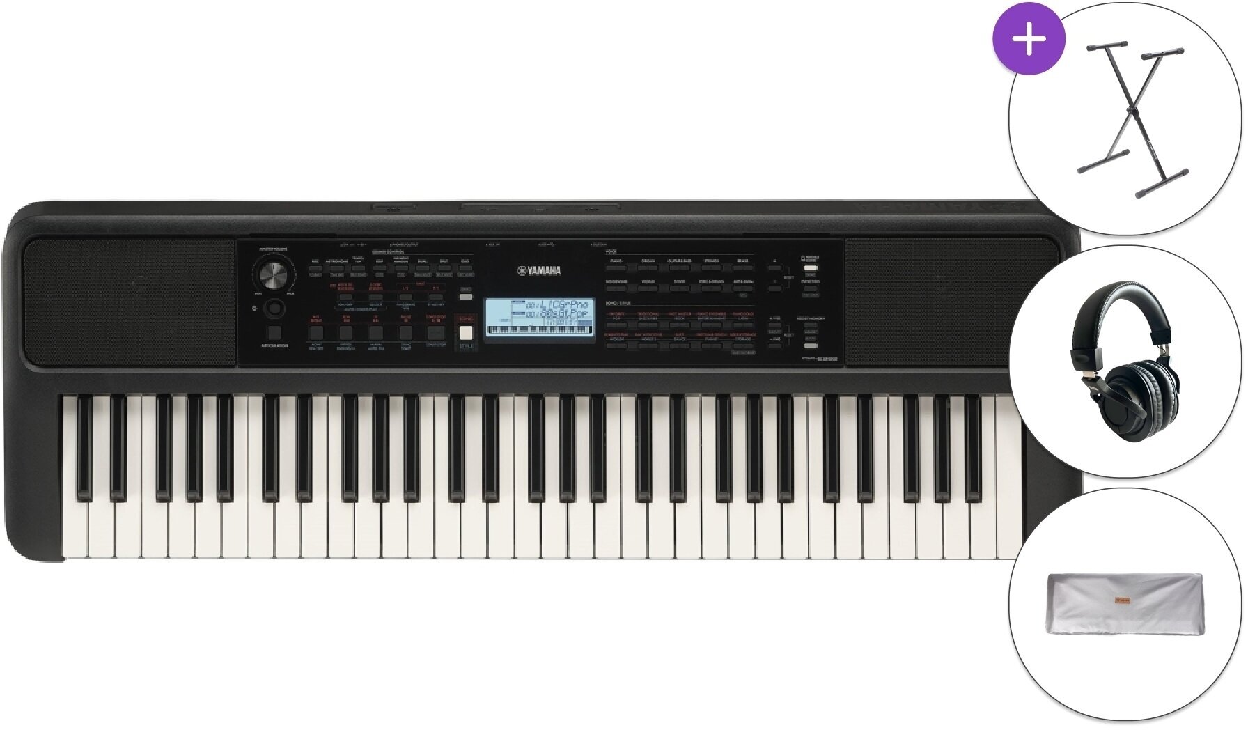 Keyboard mit Touch Response Yamaha PSR-E383 SET Keyboard mit Touch Response