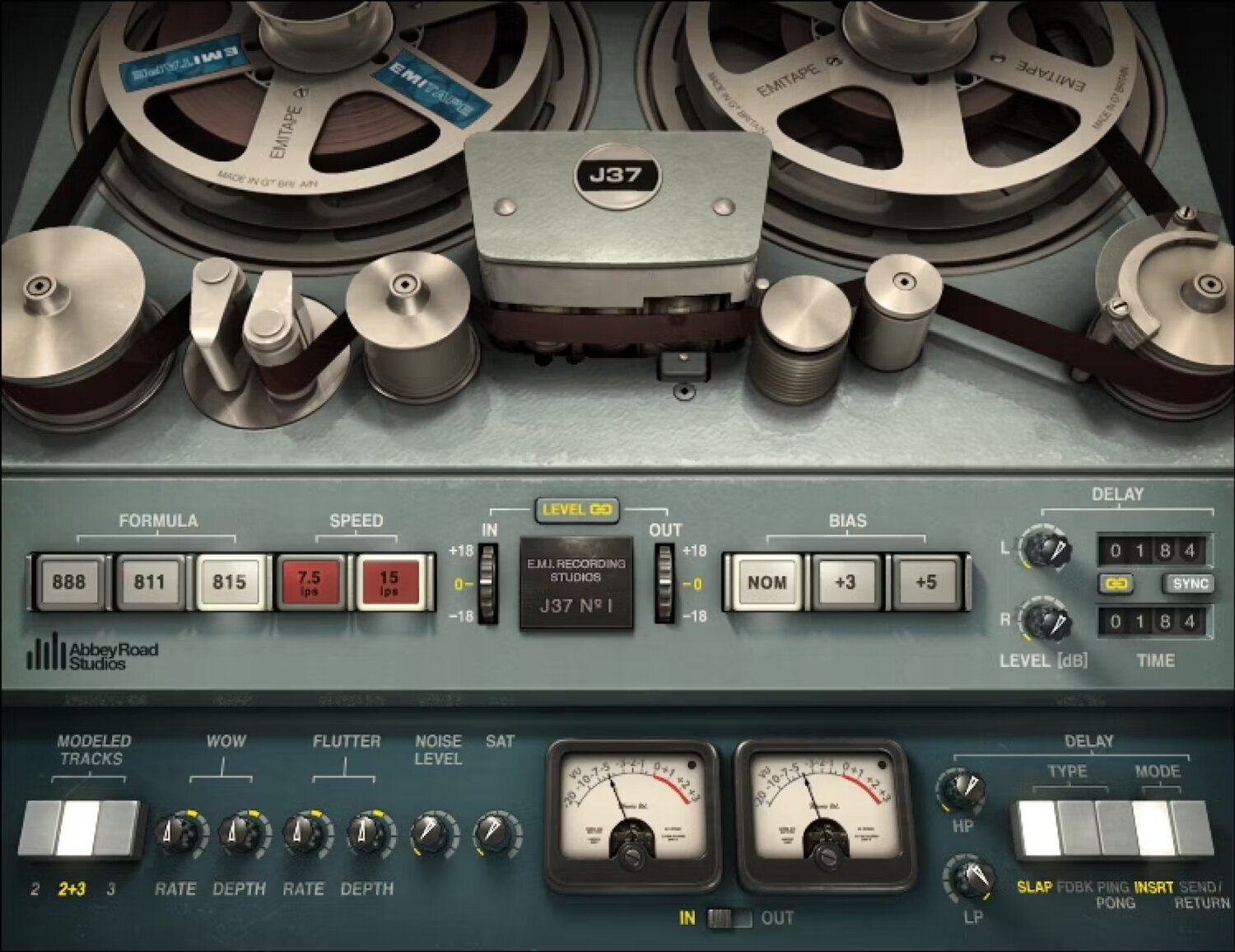Software Plug-In FX-processor Waves Abbey Road J37 Tape (Digitalt produkt)