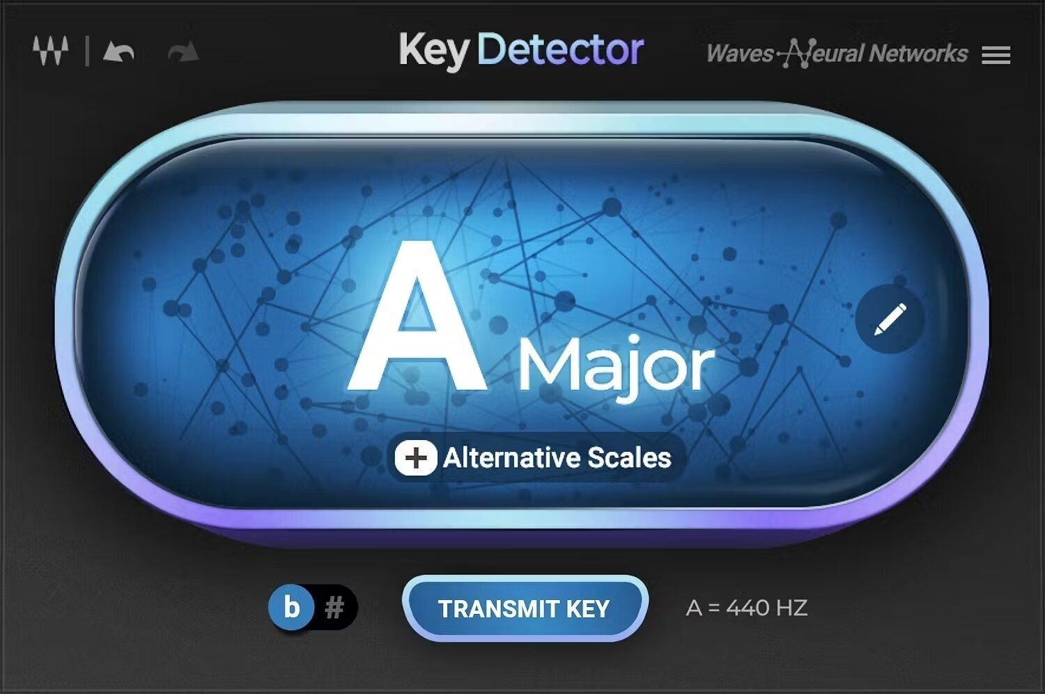 Studio software plug-in effect Waves Key Detector (Digitaal product)