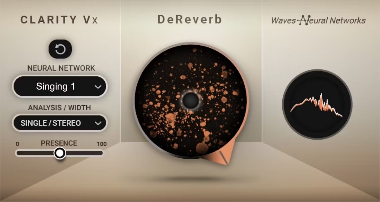 Effect Plug-In Waves Clarity Vx DeReverb (Digital product)